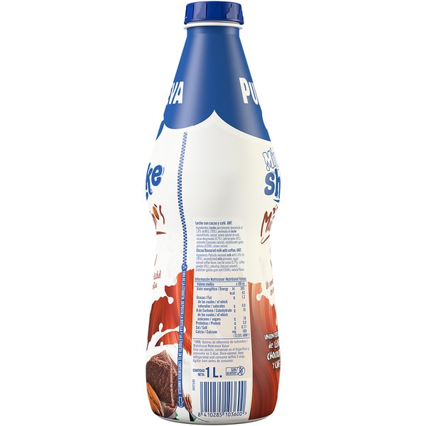 Schokoladen- und Muuuccino-Kaffee-Shake Flasche 1 l