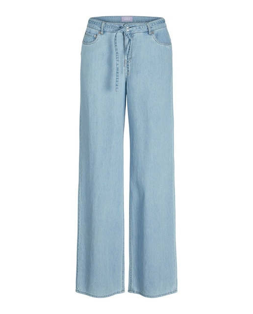 Imagem 0 de Jeans Wide Leg com Cintura Média