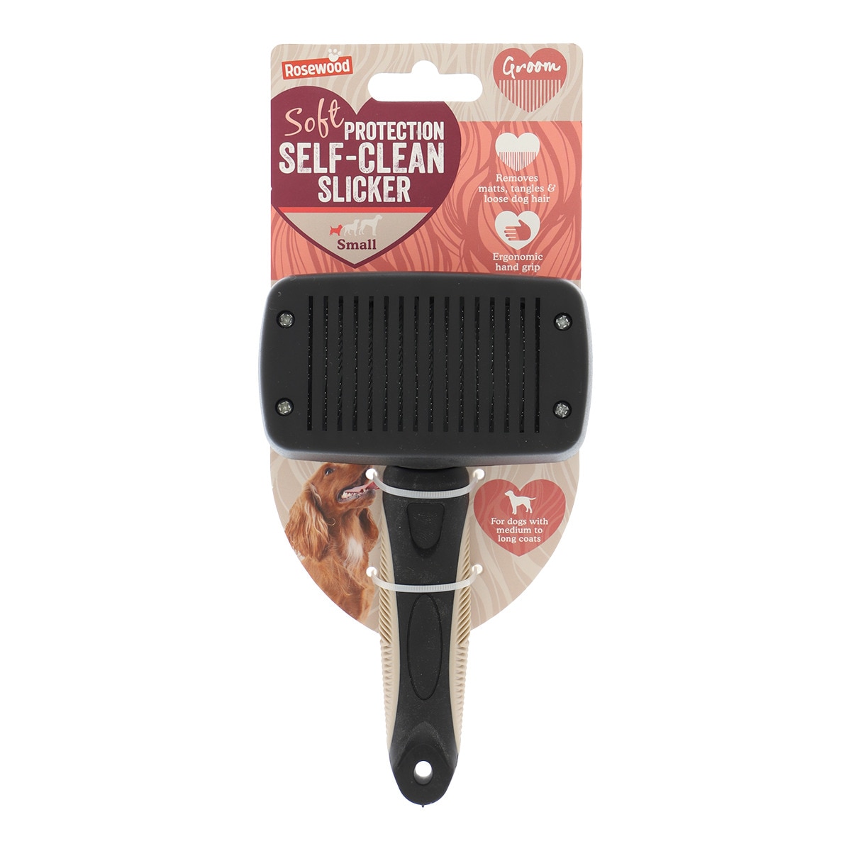 Carda Silcker autolimpieza Rosewood para perros 1