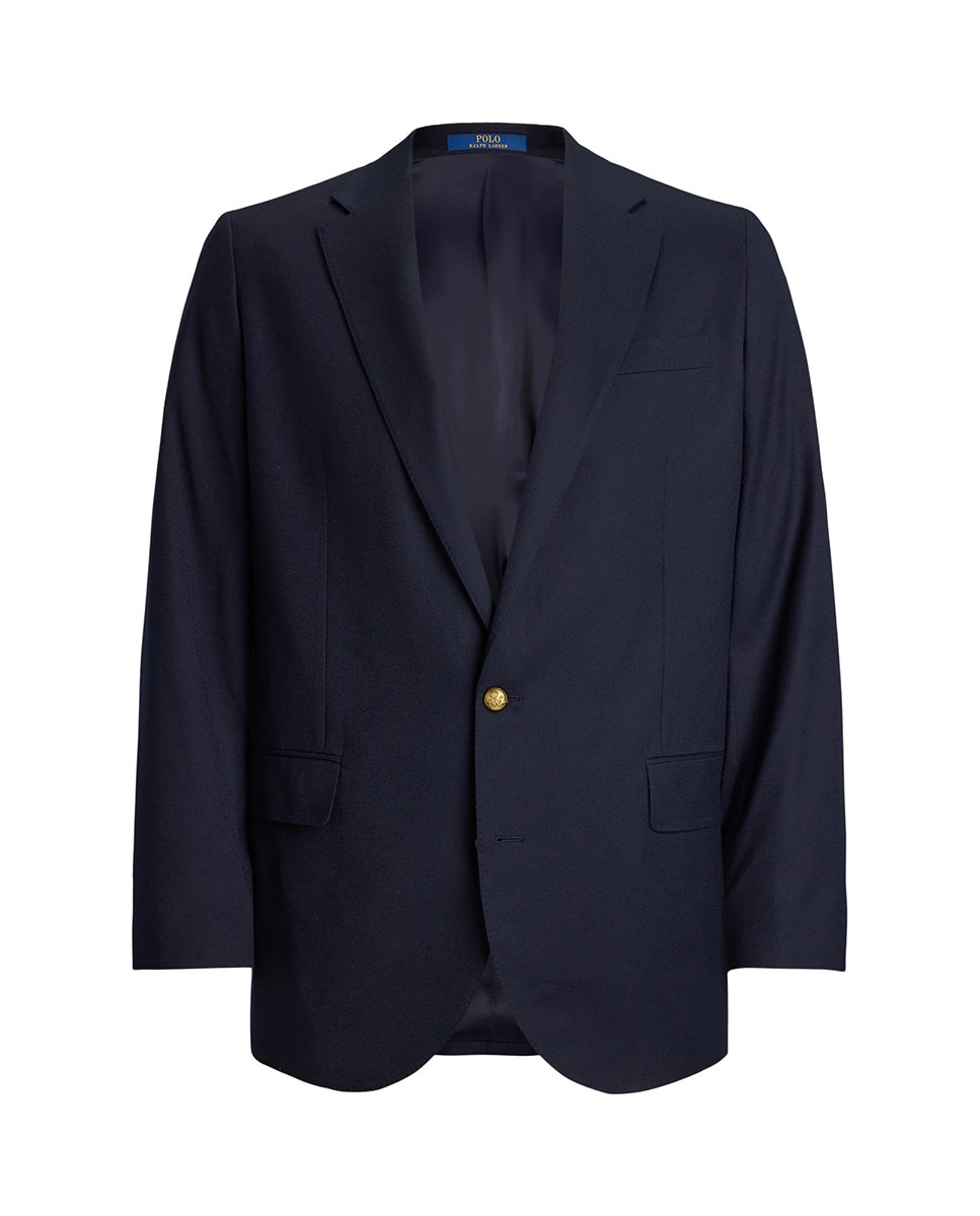 Blazer de Lã Tamanhos Grandes Azul-marinho-6