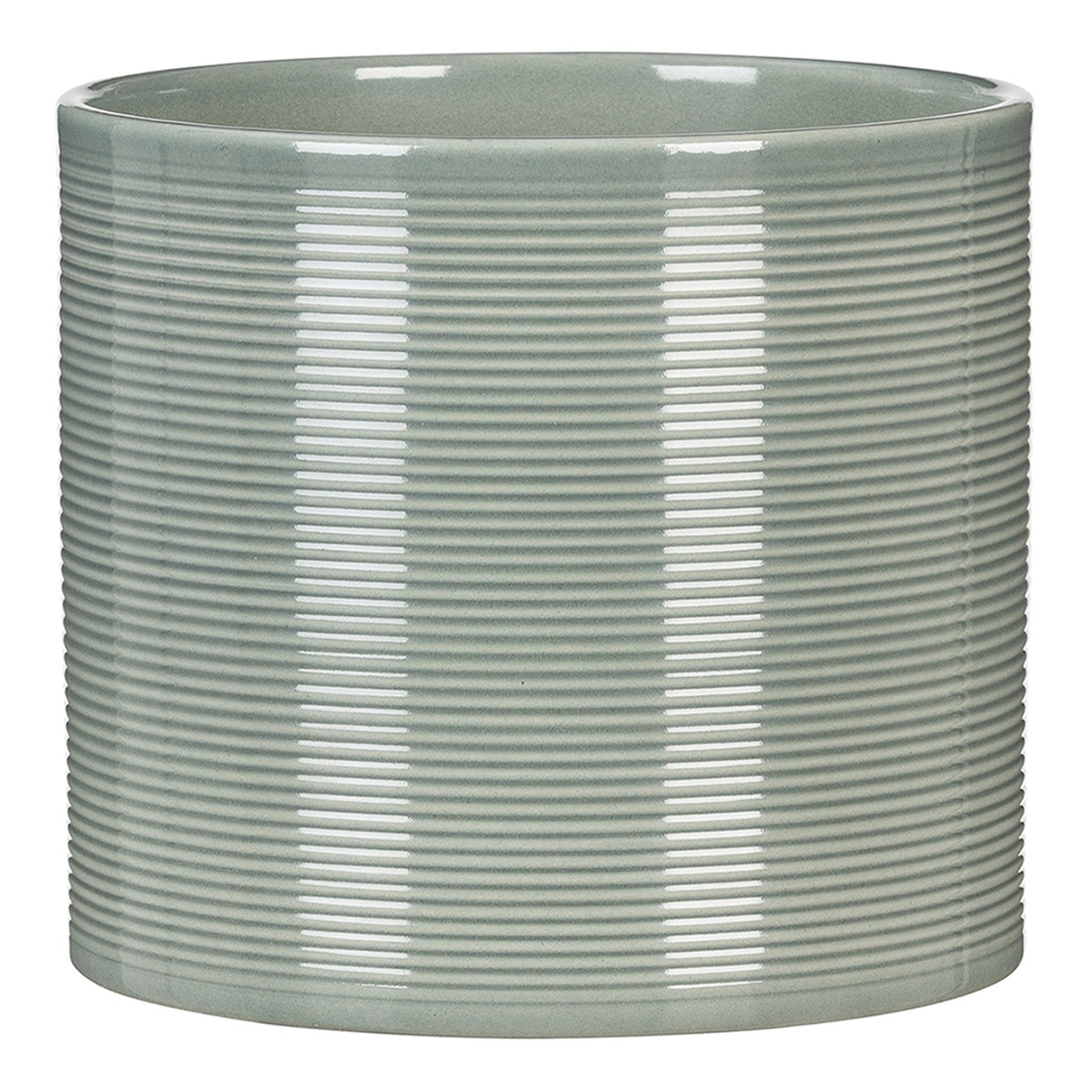 Macetero 14 cm. Capacidad 1,5L. Scheurich Verde-1