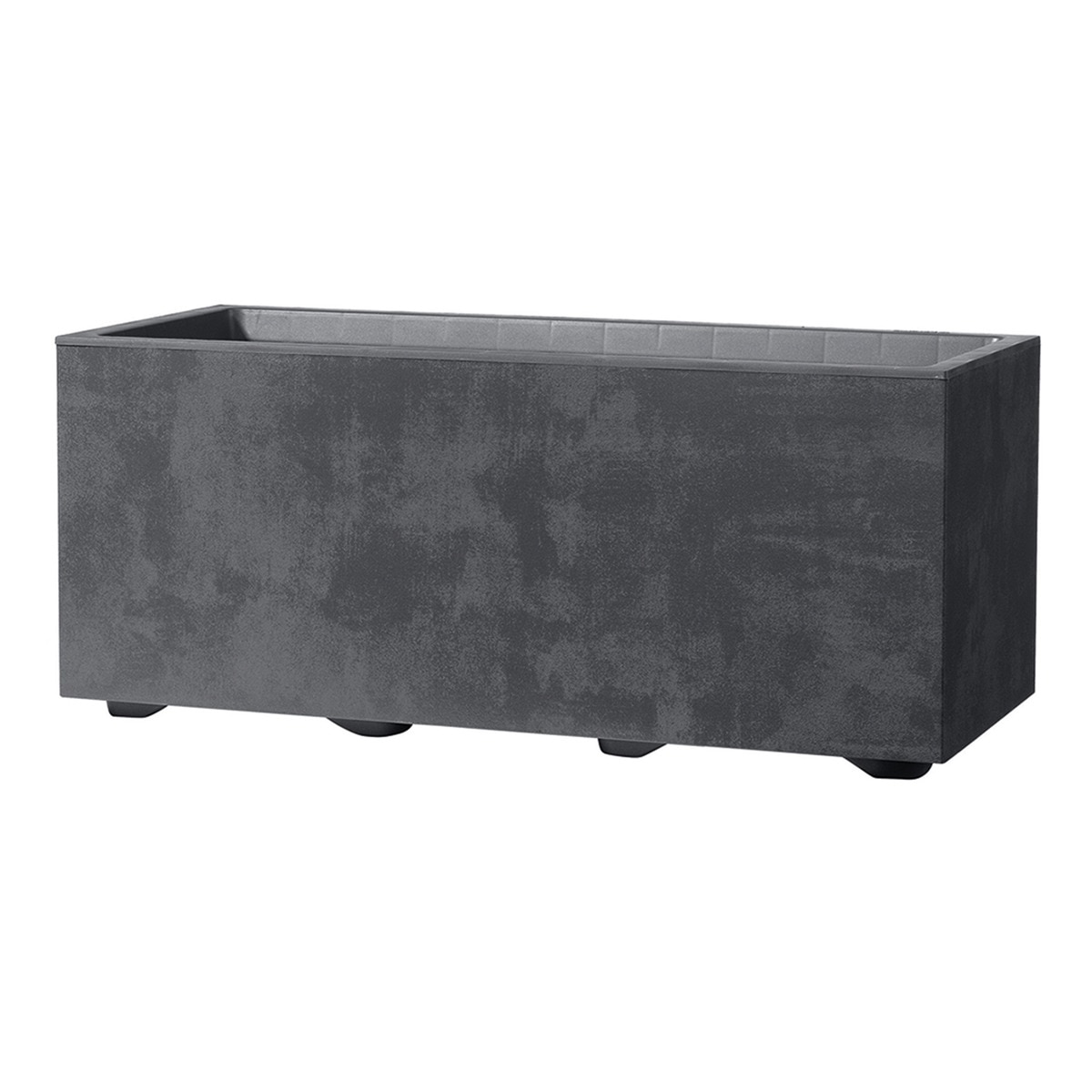 Jardinera Millennium R 79 cm. Antracita. Capacidad 72,6L. Deroma Antracita-1