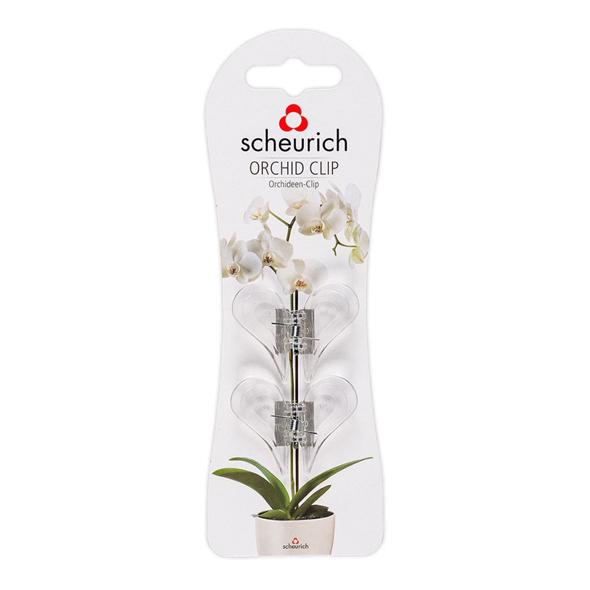Clips para orquídea Scheurich Transparente-1