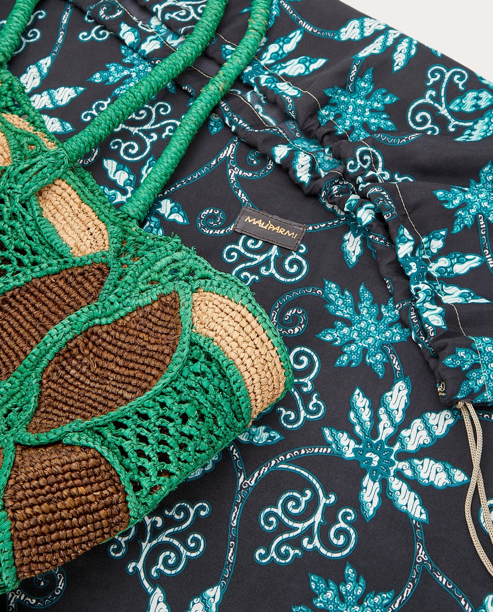 Bolso shopping Summer Luck Verde-5