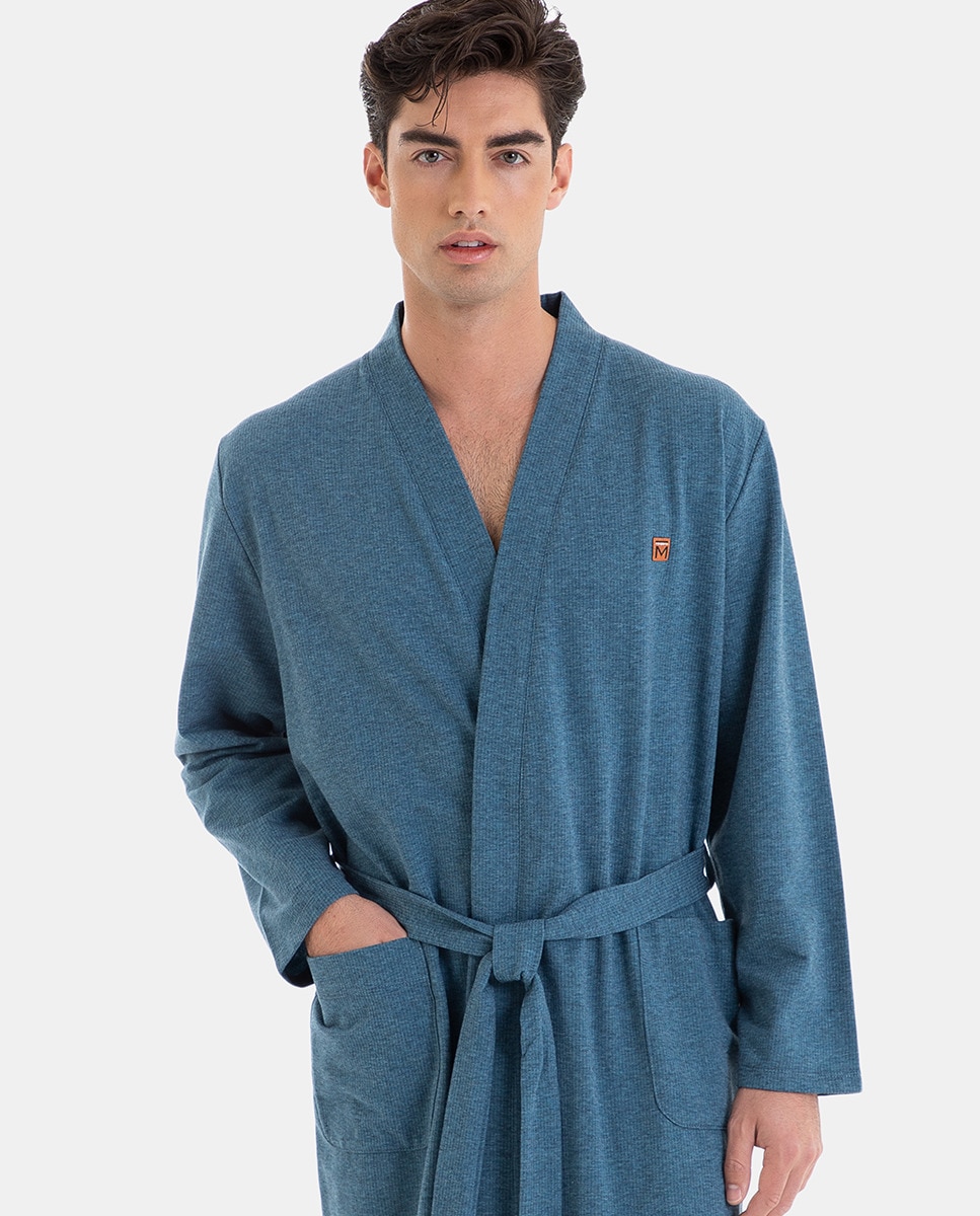 Robe Curto de Malha - Verde Cinzento-3