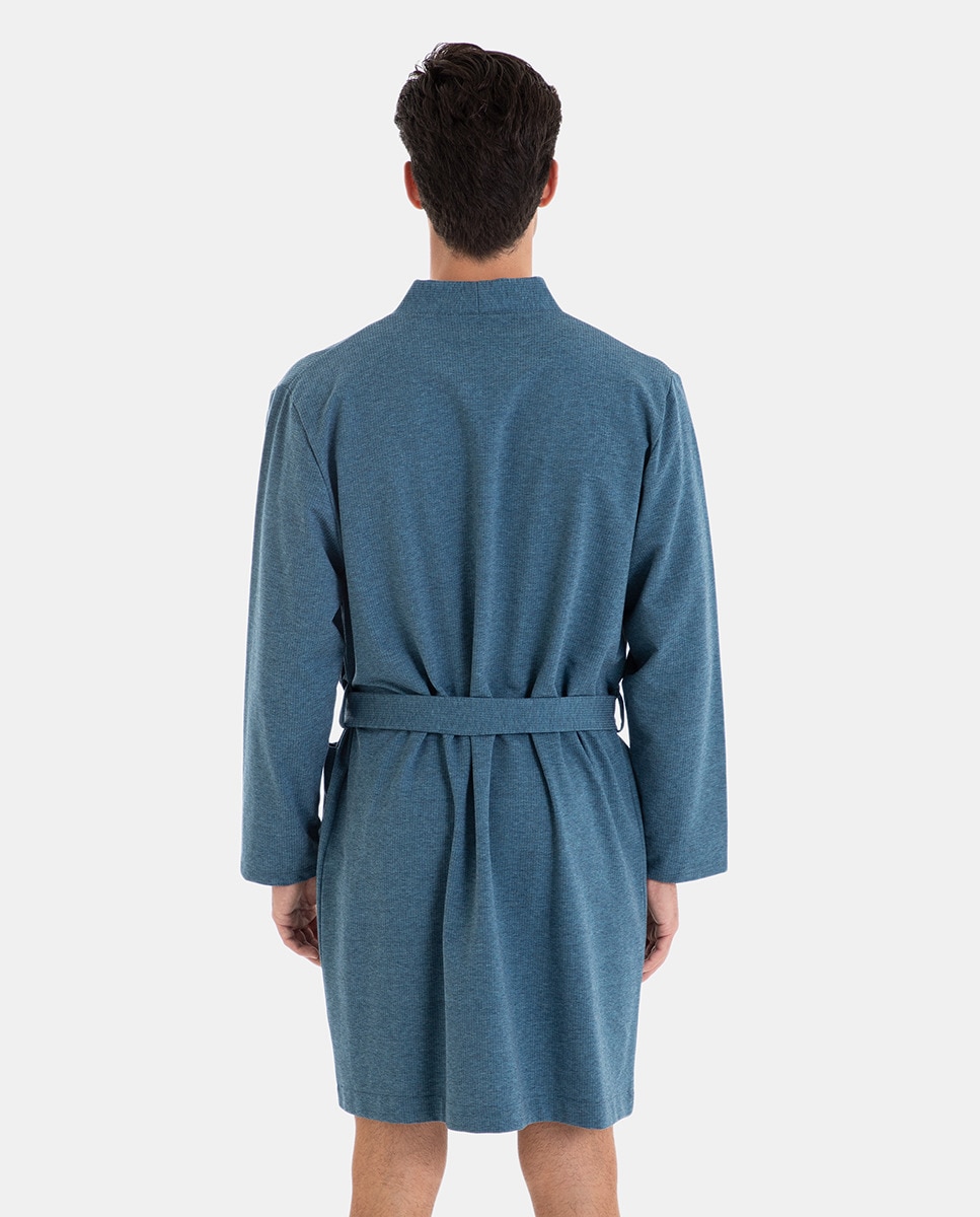 Robe Curto de Malha - Verde Cinzento-2