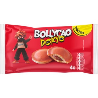 Bolo de Chocolate Dokyo Pack 4 unidades embalagem 172 g - Bollycao