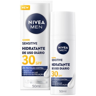 Creme Hidratante Sensitive  Tripla  Proteção embalagem 50 ml - Nivea Men