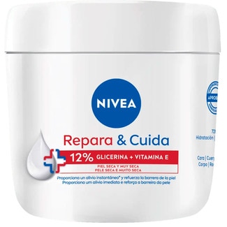 Creme Nivea  Repara & Cuida 12% Glicerina  + Vitamina E embalagem 400 ml - Nivea