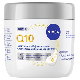 Creme Corporal Refirmante e  Rejuvenescedor Q10 embalagem 400 ml - Nivea