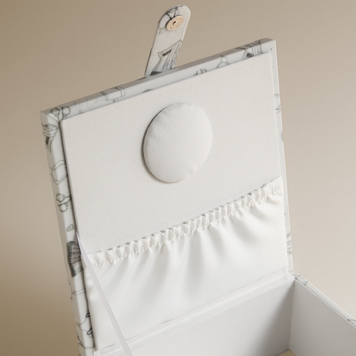 Caixa de Costura Retangular Corset Cru-2