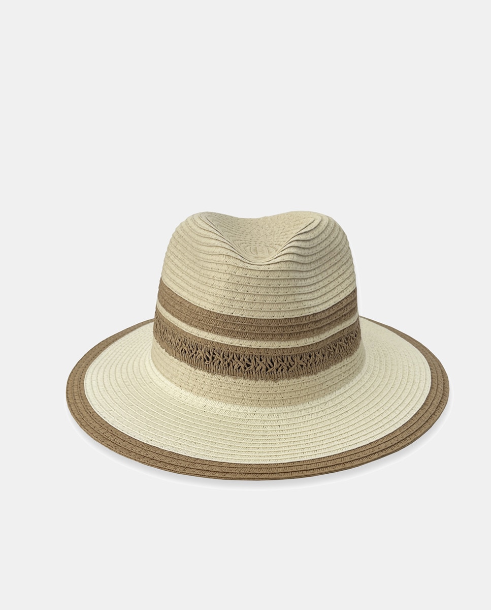 Chapéu Fedora - Bege Bege-1
