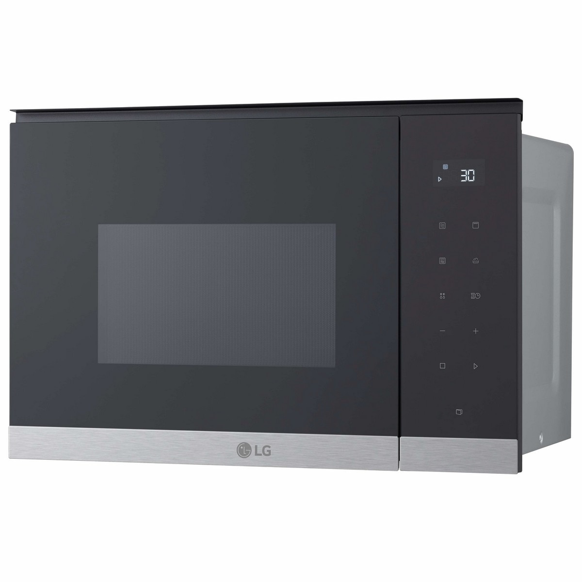 Micro-ondas Encastrável com Grill LG MG7Z2593B de 25 Litros - Preto Vidro preto-2