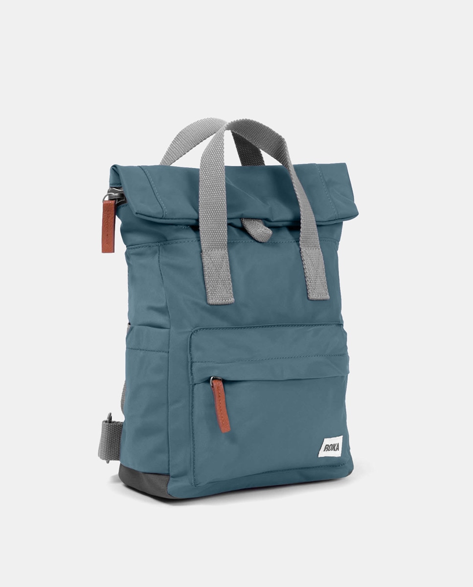 Mochila Unissexo Canfield B Pequena de Nylon Reciclado Repelente à Água - Azul Azul-3