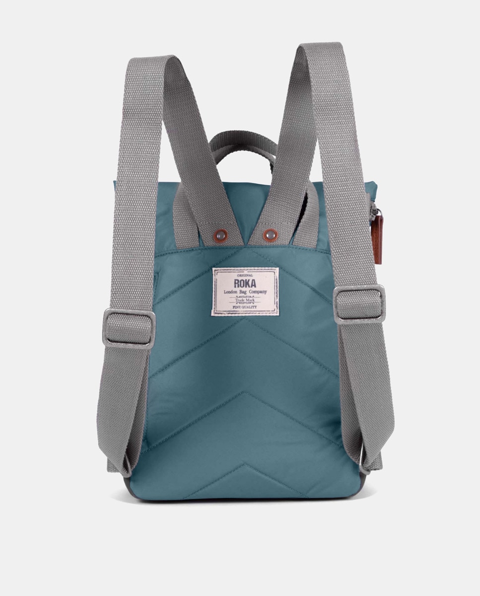 Mochila Unissexo Canfield B Pequena de Nylon Reciclado Repelente à Água - Azul Azul-2