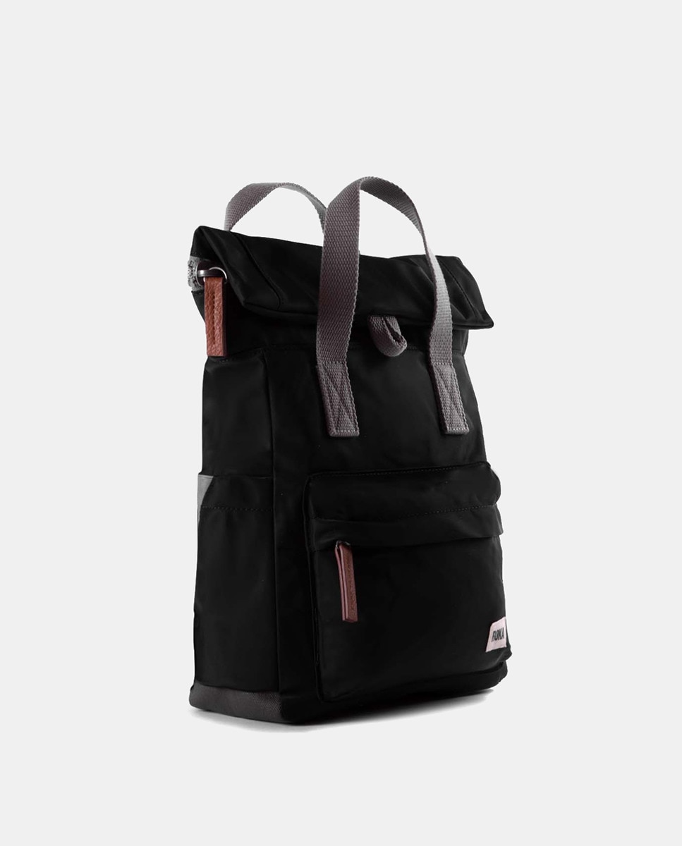 Mochila Unissexo Canfield B Pequena de Nylon Reciclado Repelente à Água - Preto Preto-3