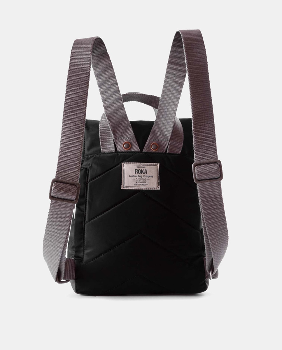 Mochila Unissexo Canfield B Pequena de Nylon Reciclado Repelente à Água - Preto Preto-2