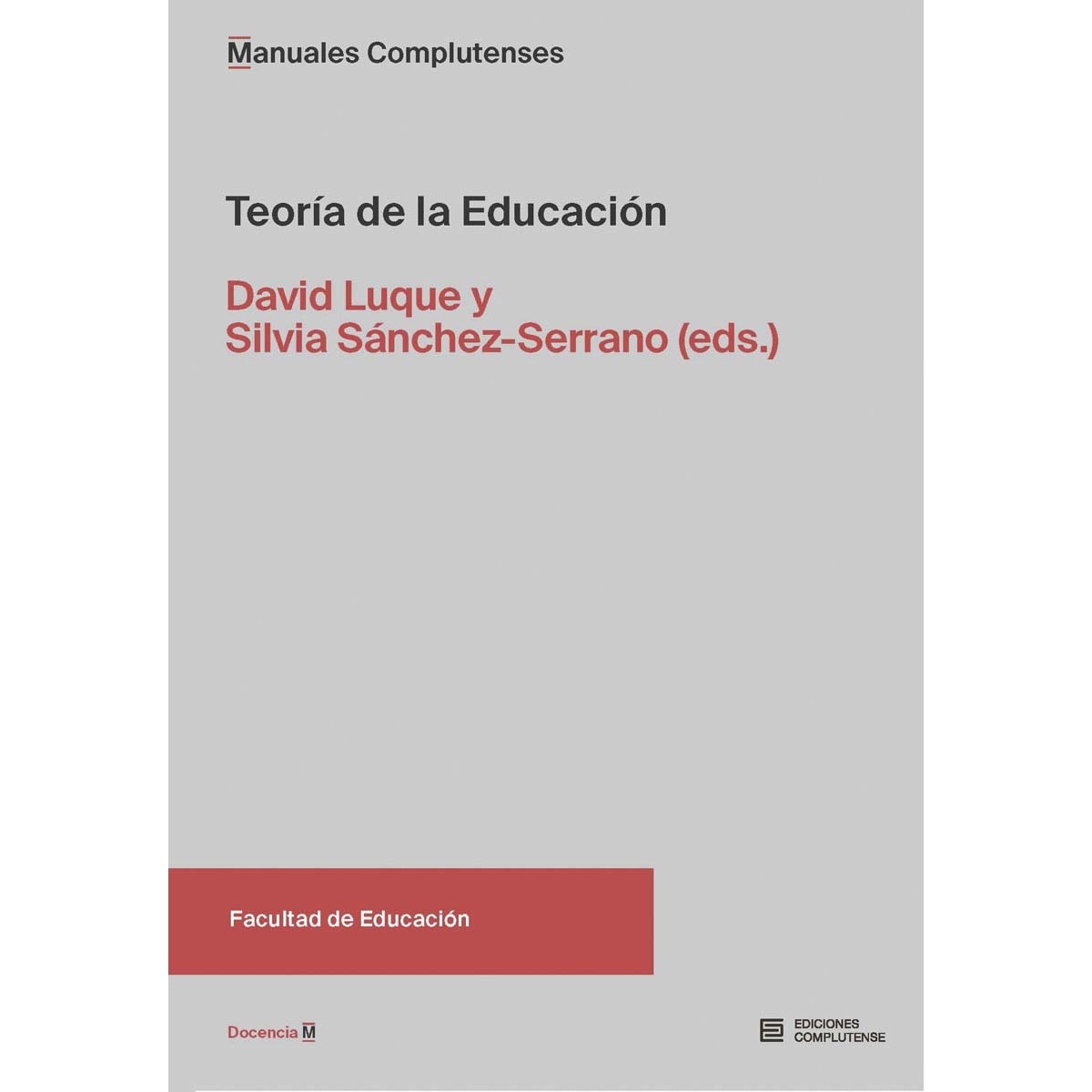Teoría de la educación 1