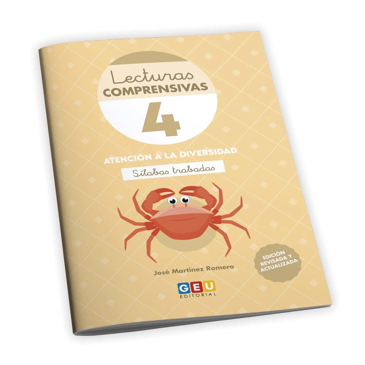 Comprensión Lectora 1 Primaria | Lecturas Comprensivas GEU | Lecturas Comprensivas 4 | Pauta Cuadrícula - Sílabas Trabadas | Editorial GE (Capa mole) 1