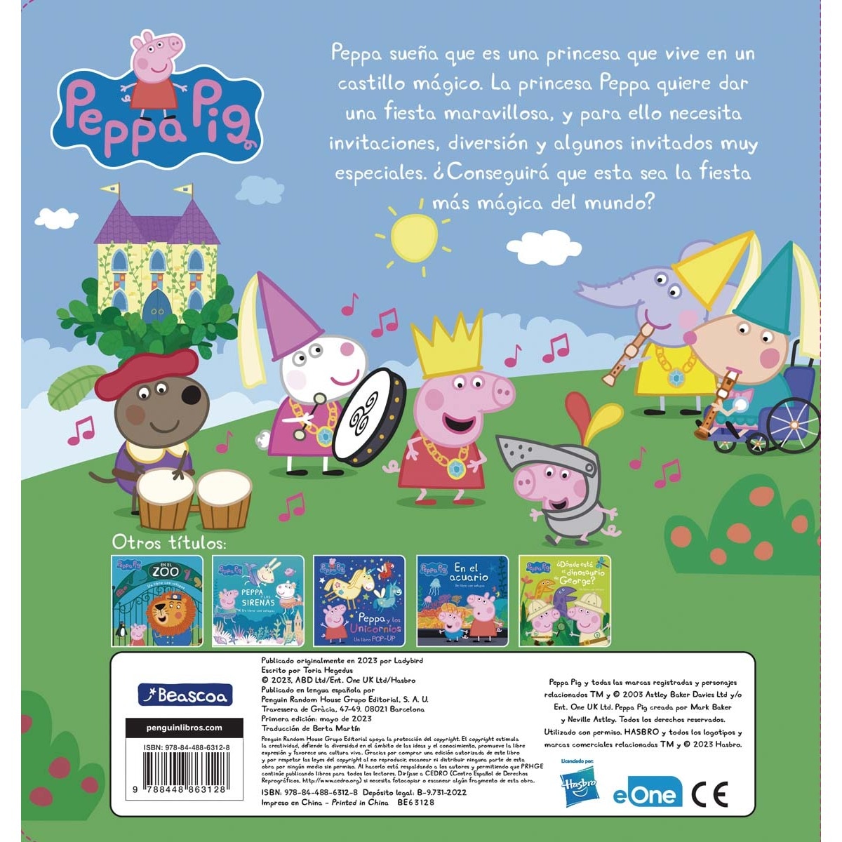 Libro Cartonato Peppa Pig - Il Castello Magico | Con Alette Da Scoprire | Per Bambini Piccoli - Foto 2