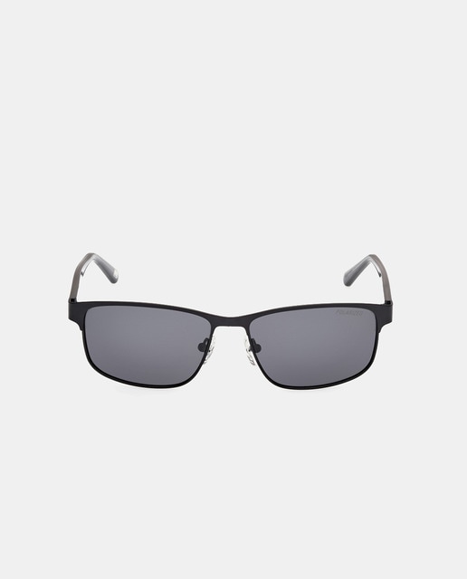 Imagen 0 de Gafa de sol de hombre rectangular metalica con lente polarizada