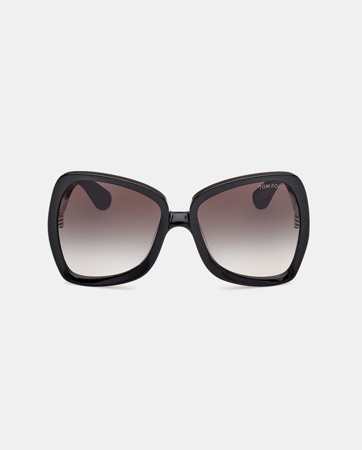 Imagem 0 de Óculos de Sol Cat Eye em Acetato com Lente em Degradé