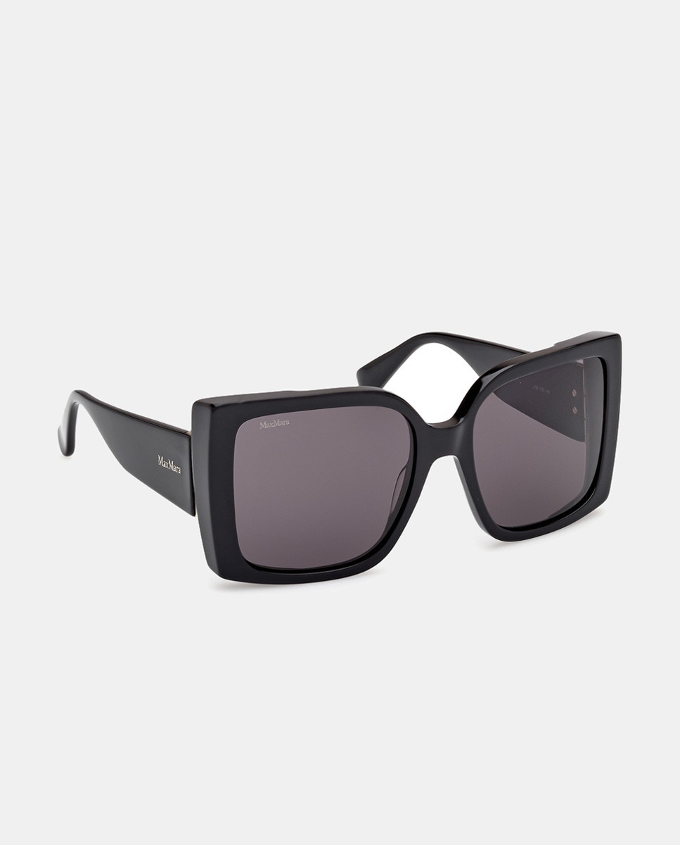 Imagen 8 de Gafas de sol de mujer cuadradas en acetato - Max Mara - Gris Gris