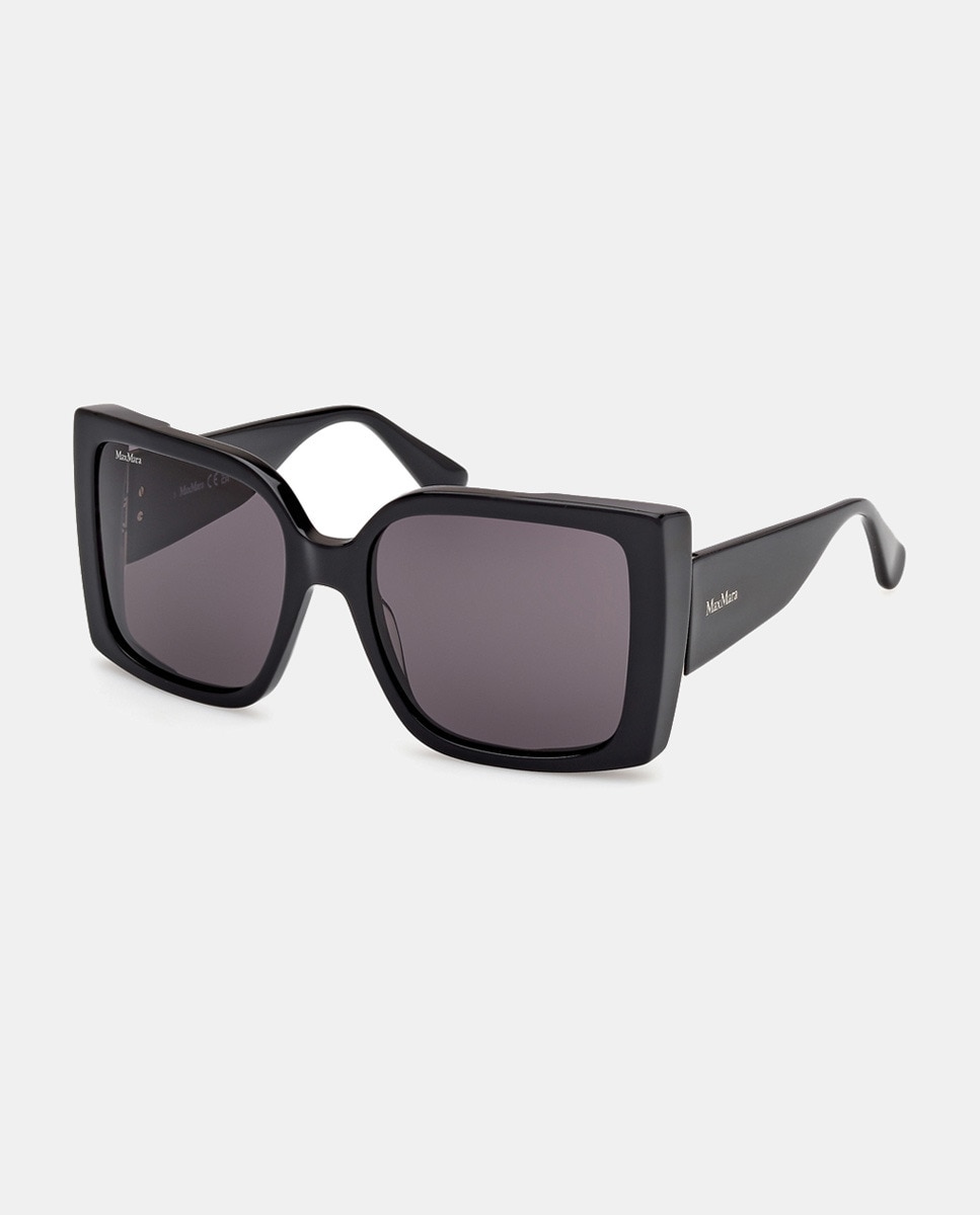 Imagen 2 de Gafas de sol de mujer cuadradas en acetato - Max Mara - Gris Gris