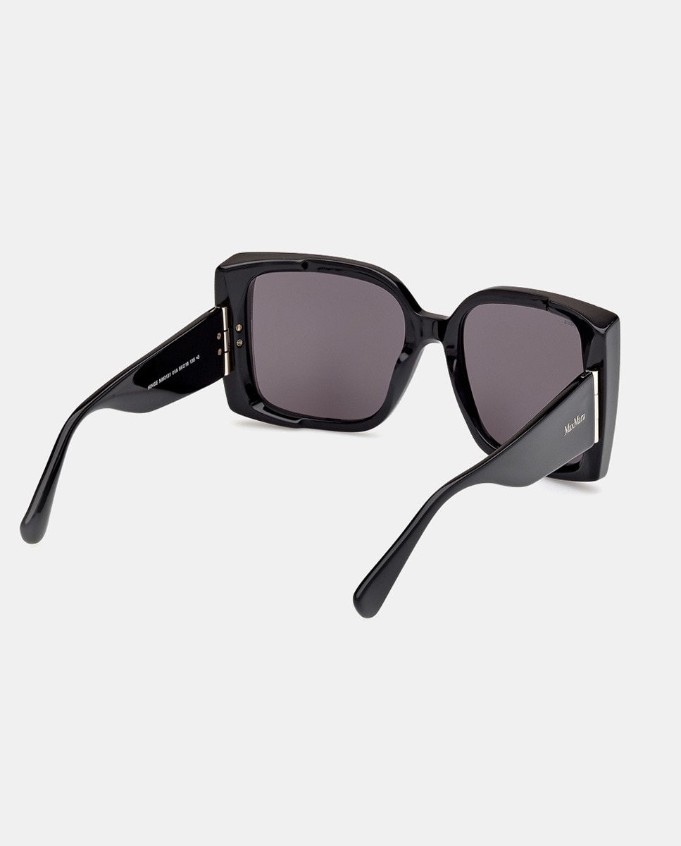 Imagen 6 de Gafas de sol de mujer cuadradas en acetato - Max Mara - Gris Gris