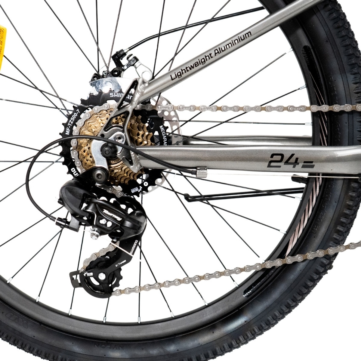 Bicicleta de niños PRO0-24-P-4 Rali Plateado-2