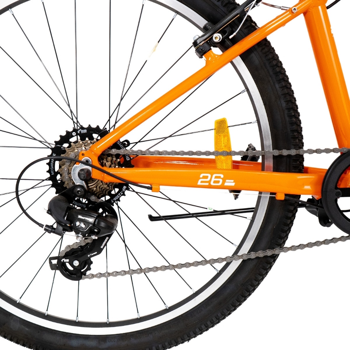 Bicicleta de Criança PRO1-26S-N-4 Laranja-2