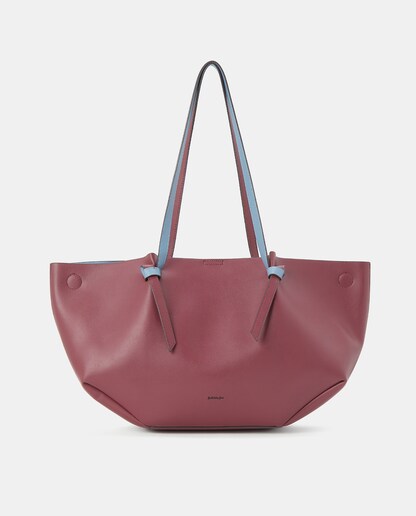 Imagen 0 de Bolso shopping trapecio bicolor