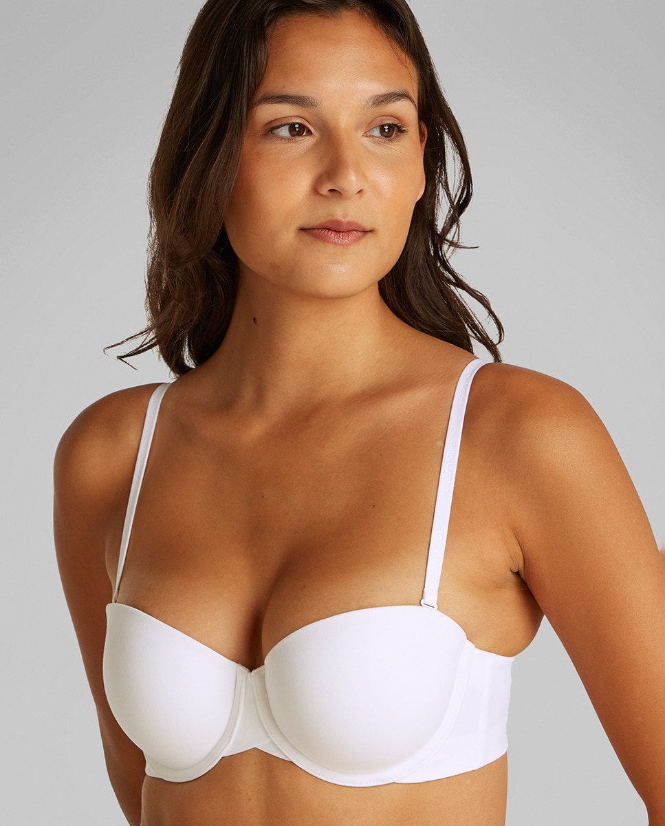 Soutien com Aros e sem Alças Perfectly Fit Branco-1
