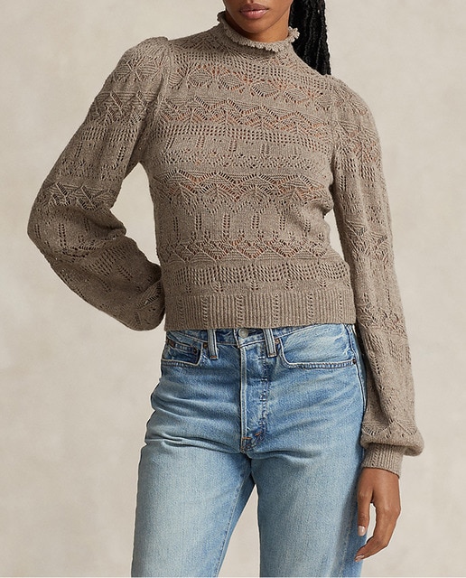 Imagen 0 de Jersey de mujer de cuello perkins y manga larga