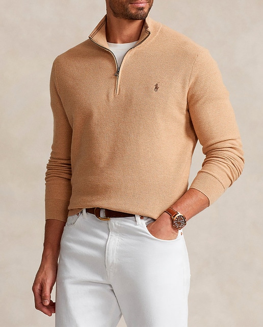 Imagen 0 de Jersey de hombre de algodón punto nido de abeja tallas grandes