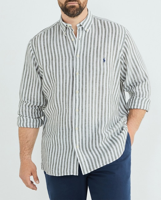 Imagen 0 de Camisa de hombre de lino Classic fit tallas grandes