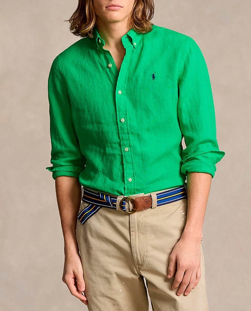 Imagen 0 de Camisa de hombre Regular fit de lino