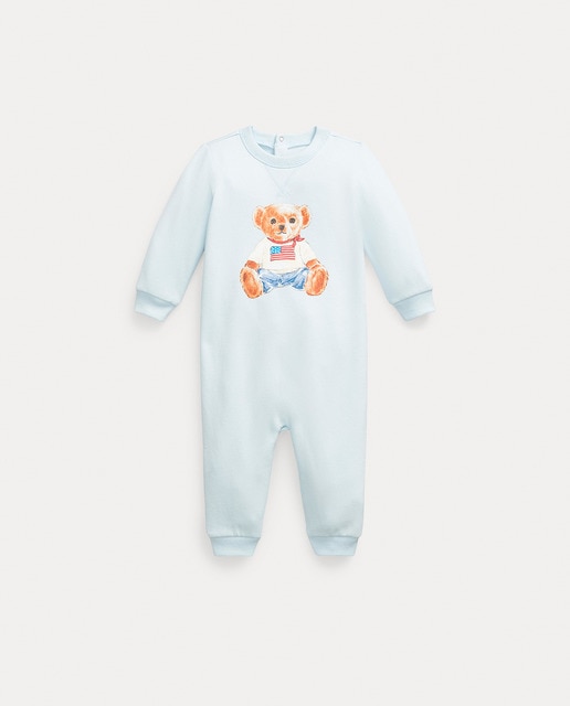 Imagen 0 de Pelele de bebé niño de felpa con Polo Bear