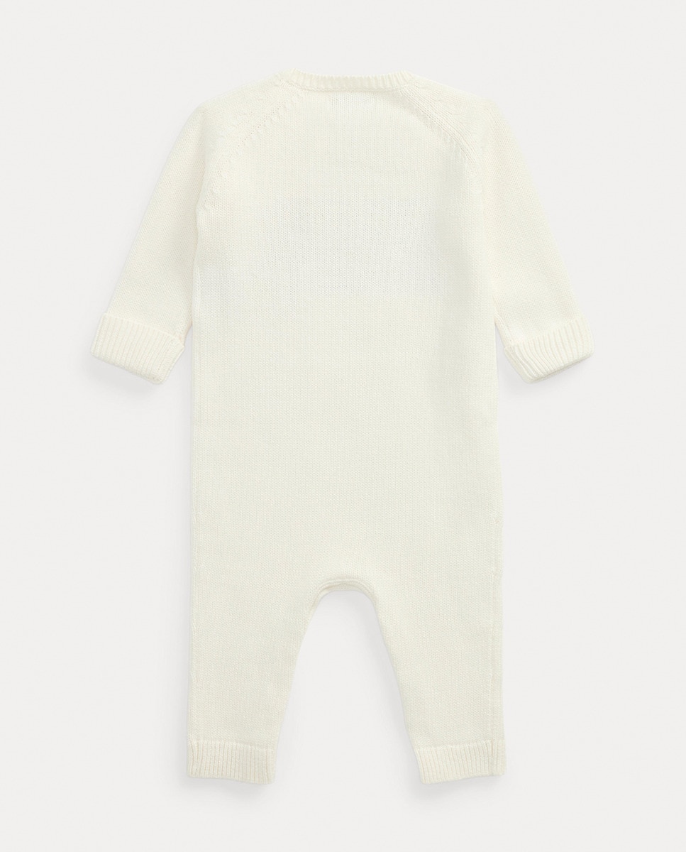 Babygrow Unissexo de Algodão com Bandeira Cru-2