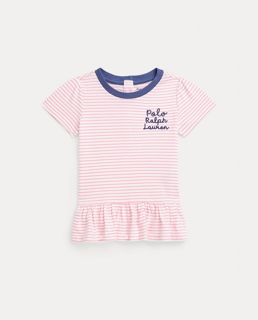 Imagem 0 de T-shirt de Bebé em Algodão com Gola em Contraste