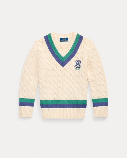 Imagen 0 de Jersey de niño de críquet de algodón bordado