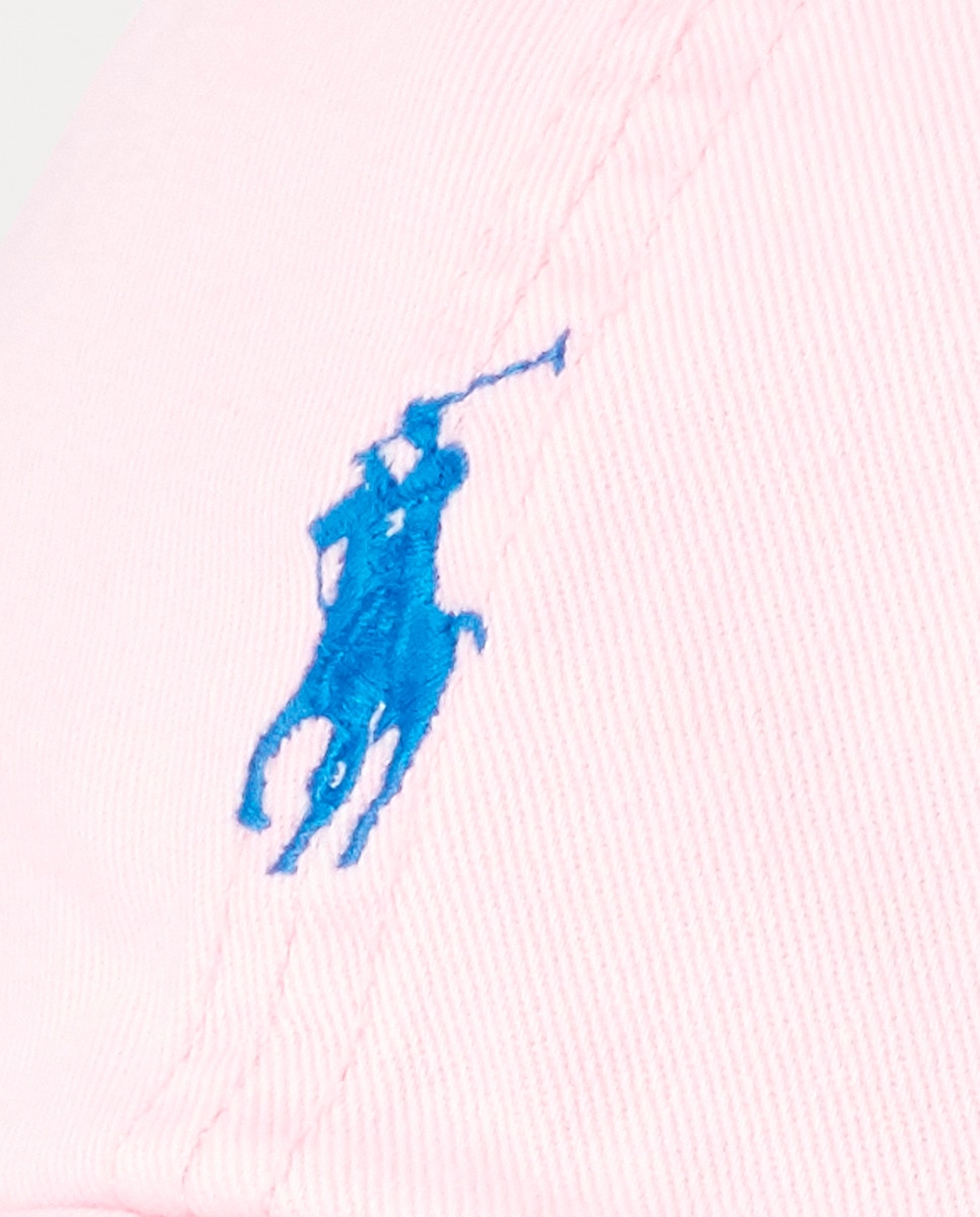 Boné Chino de Algodão Rosa-3