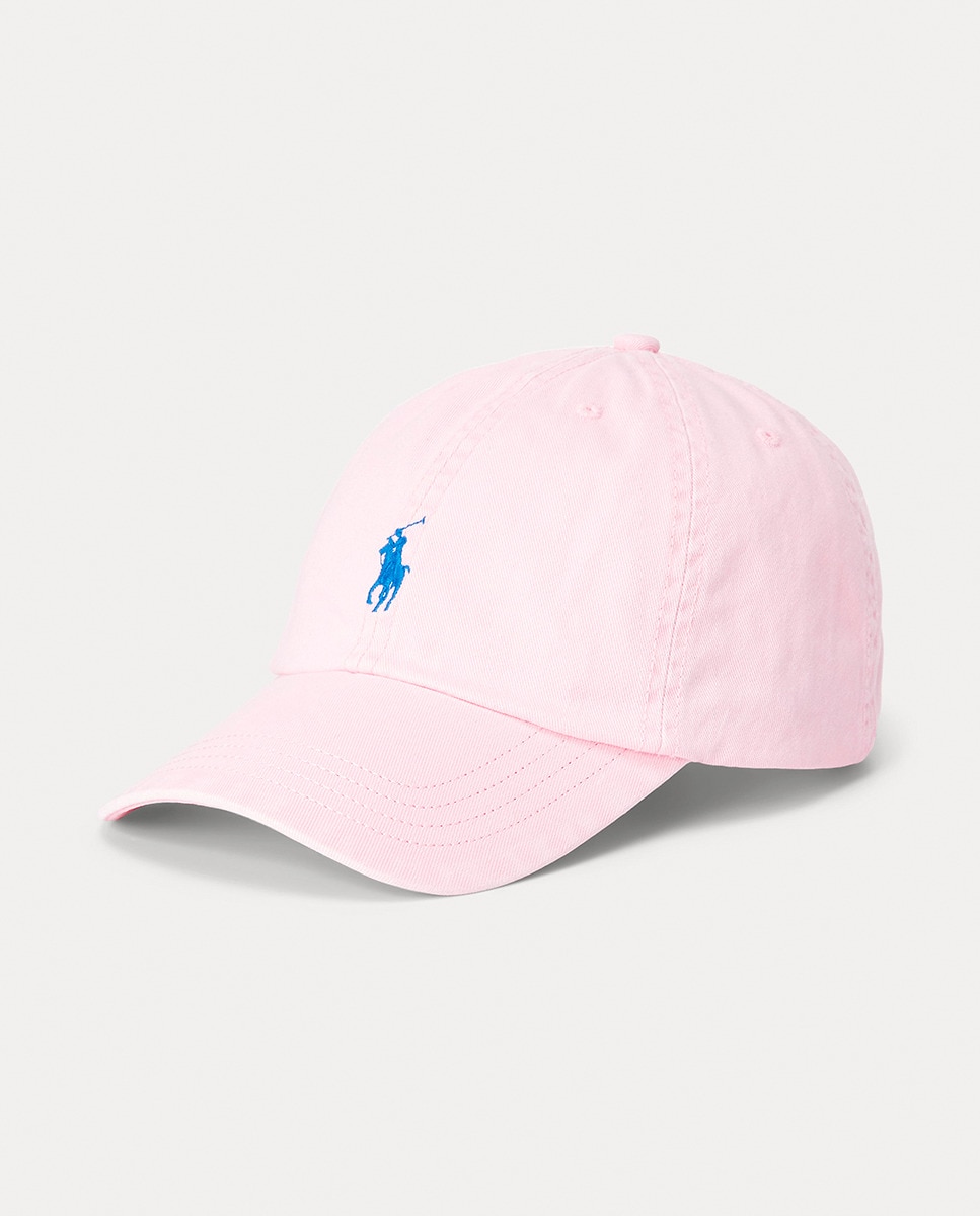 Boné Chino de Algodão Rosa-1
