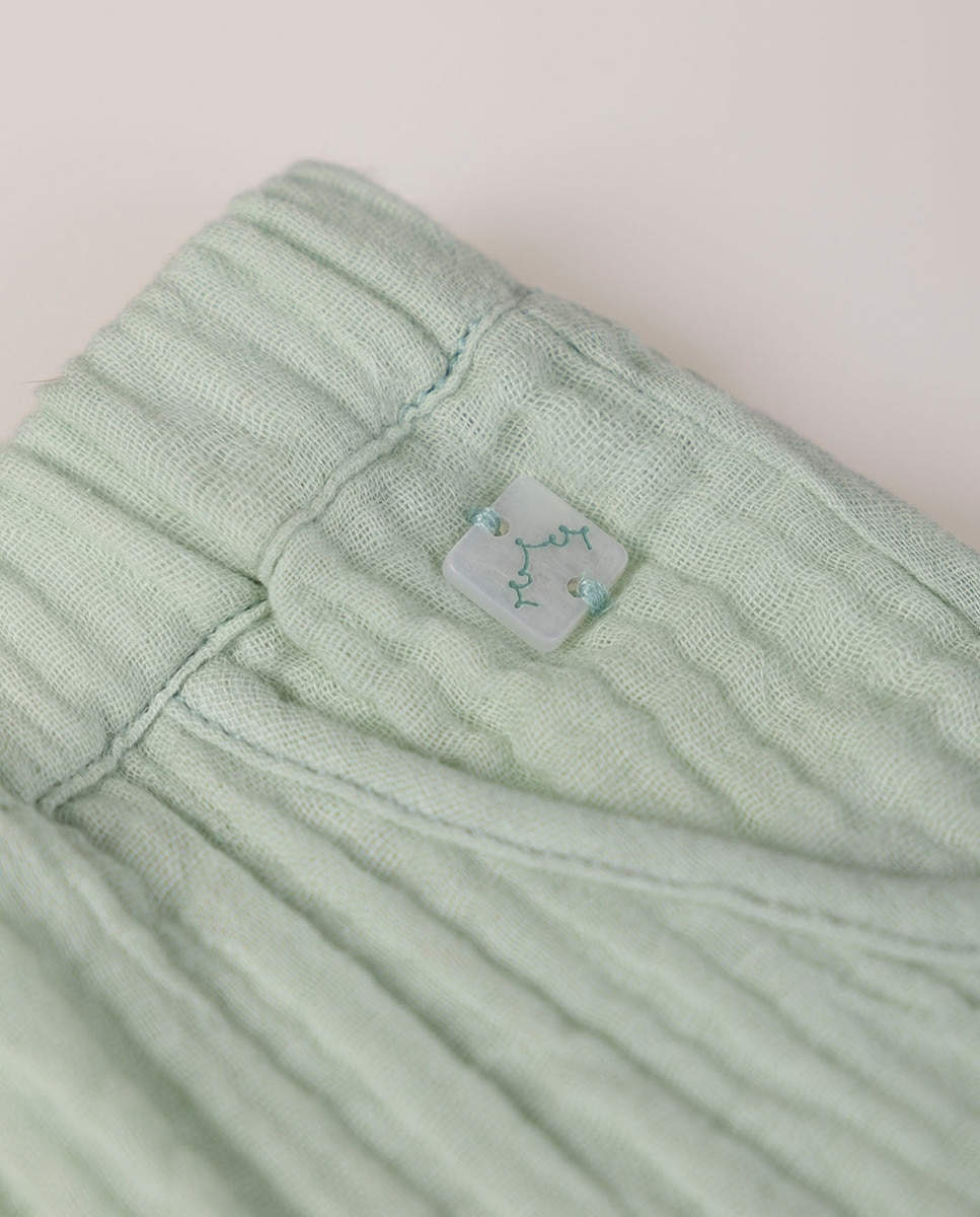 Pantalón de bebé niño Verde-5