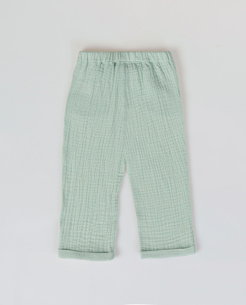 Pantalón de bebé niño Verde-2