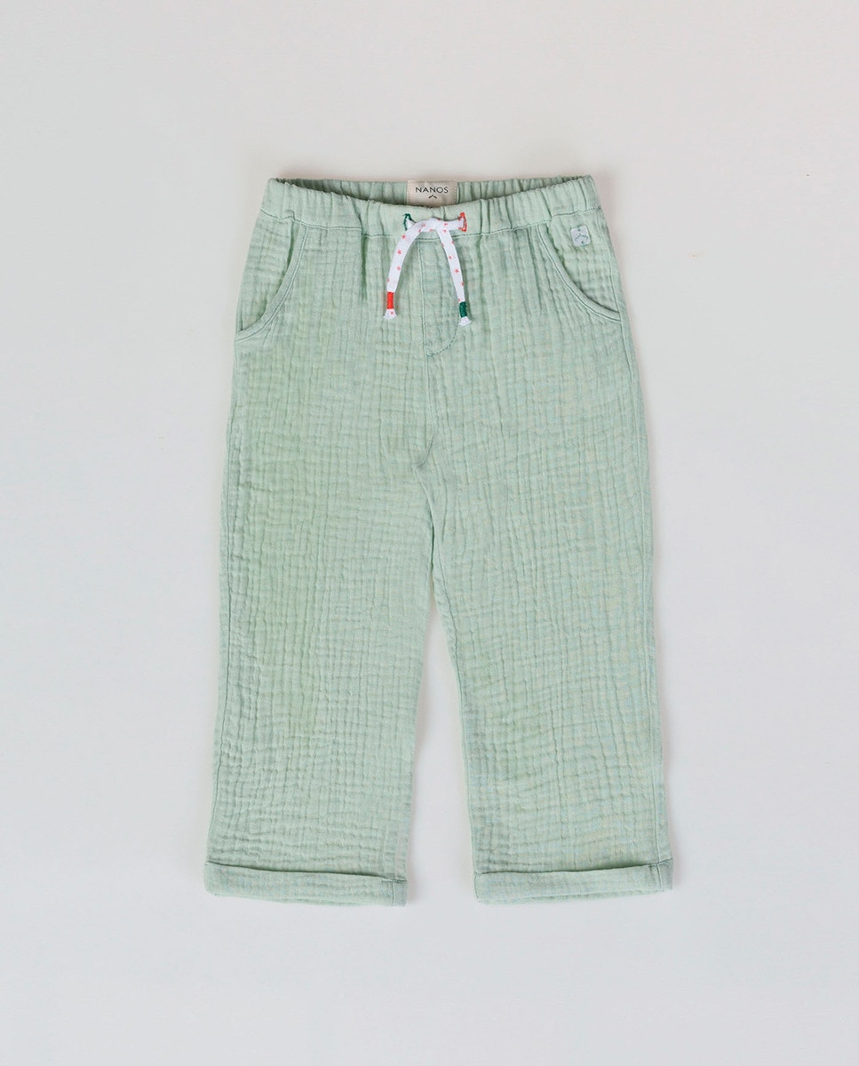Pantalón de bebé niño Verde-1