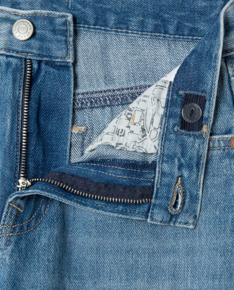 Jeans Baggy Fit Azul-3