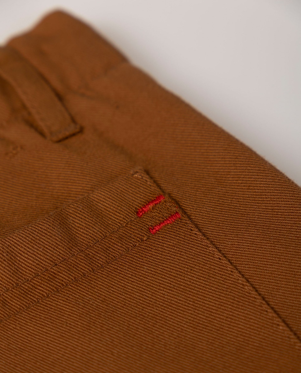 Calça de rapaz Camel-8