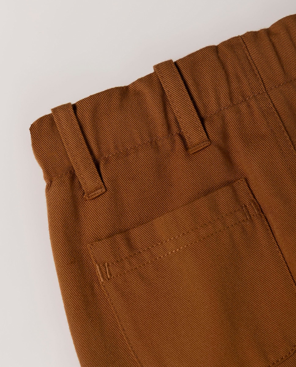 Calça de rapaz Camel-6