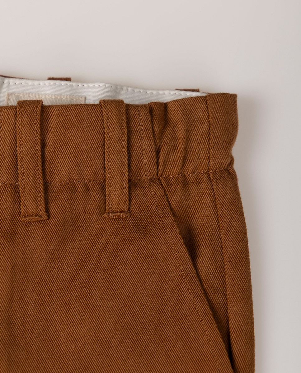 Calça de rapaz Camel-5